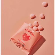 [FUNDAY] Natural Sweets - Sour Peach Hearts (50g) - Expiry Date 16 June 2026