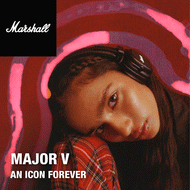 MARSHALL - MAJOR V 頭戴式藍牙耳機 黑色