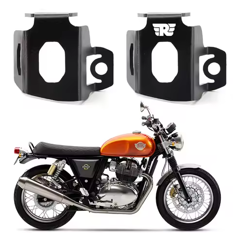 For Royal Enfield Interceptor 650 CNC Aluminum Motorcycle Accessories Rear Brake Fluid Reservoir Gua