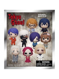 1PC Mystery Blind Box Bag Clip Móc khóa nhân vật Anime 3D Kaneki Touka Aogiri Hinami Mado và nhiều n