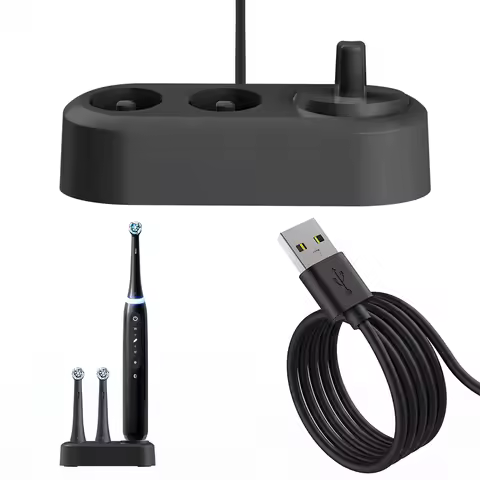 USB Inductive Charger Compatible with Oral B iO 2/3/4/5/6 Electric Toothbrush, Protable Replacement 