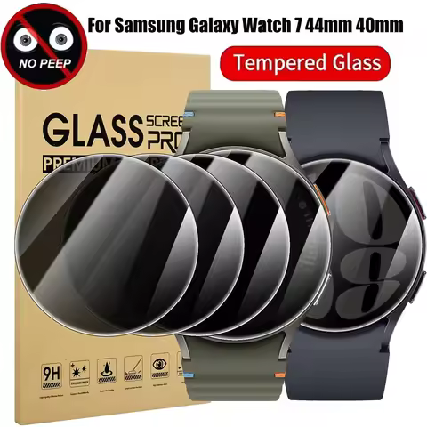 Privacy Tempered Glass Film For Samsung Galaxy Watch 7 44mm Anti-peeping Screen Protector Film For S