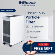 Blueair Classic 605 Air Purifier – 3720sqft Max Coverage | High-Speed Particle Filter | 99.97% Dust 