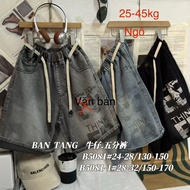 New model 2026. BanTang boys' short jeans size 25-45kg B5081