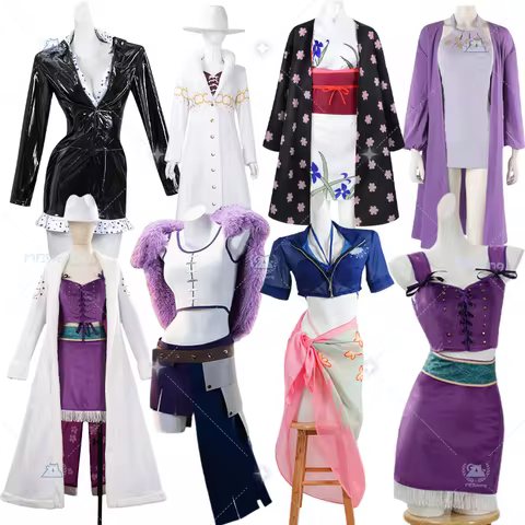 Anime Straw Hat Crew Nico Robin Cosplay Costume Miss All Sunday Robin Cosplay For Hallowmas Party Ad