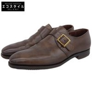 รองเท้า Crockett & Jones รุ่น 9472 SAVILE ทรง Single Monk Strap สำหรับผู้ชาย สีน้ำตาล ไซส์ 6 1/2 สภา