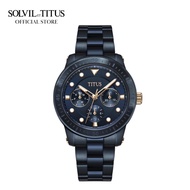 Solvil et Titus Aspira Multi-Function Quartz in Blue Dial and Blue Stainless Steel Bracelet Women Watch W06-03147-015