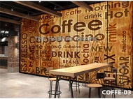 TERLENGKAP!!! Wallpaper dinding Coffee shop Cafe - Wallpaper coffeeshop Bahan Banner Murah -Wallpape