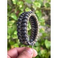 Bracelet Braided Rope Paracord550 Black And Green