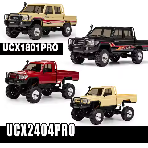 UCX1801PRO UCX2404PRO 1/18 LC79 RC Car 2.4G 4WD Off-Road Brushless Electric Pickup Truck Remote Cont