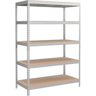 5-tier Storage Shelves, Load 2310 Lb, Garage Storage, Boltless Assembly, Adjustable Shelving Unit, 2