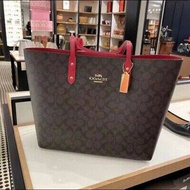 COACH F76636 ของแท้ 100 % กระเป๋าช้อปปิ้งกระเป๋าถือสุภาพสตรีรุ่นใหม่