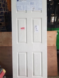 ประตูห้องนอน บานประตู ประตู HDF ประตูหกฟัก 80x200 4-6ฟัก