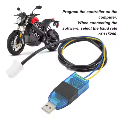 Electric Bike Programmable USB Data Cable Baud Rate 115200 for VOTOL Controller EM 150/2 200/2 260/2