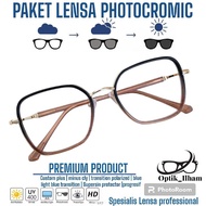 Women's Glasses Photochromic Minus Lens Package/ Anti-Radiation Glasses/ Blueray Minus Lens Glasses 