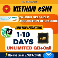 【CSL】Vietnam eSIM | UNLIMITED HOTSPOT | Calls included | Local network Ultra-high speed | Travel Pre