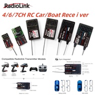 Original Radiolink 2.4GH R7FG R8FG R4FGM R6FG R6F Receiver Gyro for RC Car Boat Work for Transmitter
