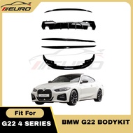 BMW G22 420i 430i Bodykit MP Fit For 4 Series G22 Coupe Front Lip Side Diffuser Rear Diffuser Spoile