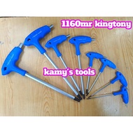 Lục giác bi cán chữ T Kingtony 2mm 2.5mm 3mm 4mm 5mm 6mm 8mm 10mm model 1160MR