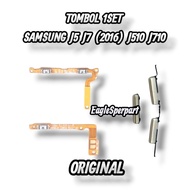 TOMBOL SAMSUNG GALAXY J7/J710 2016 | J5/J510 2016 BUTTON+FLEXIBLE ON/OFF VOLUME FULLSET ORIGINAL