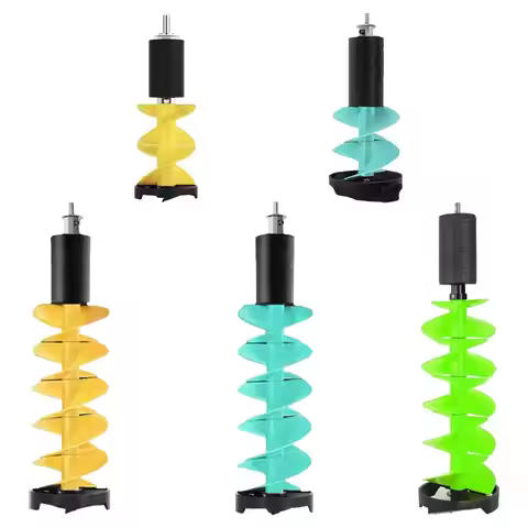 Ice Drill Auger Ice Fishing Drill Electric 8 Inches Sturdy Metal Ice Fishing Accessories Ice Auger f