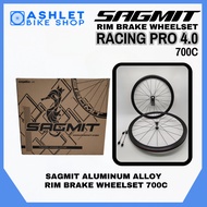 SAGMIT RACING PRO 4.0 Rim Brake Aluminum Alloy Wheelset TR QR Road Bike - ASHLET BIKE SHOP