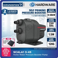 Grundfos SCALA1- 3-45 Home Booster Pump Bluetooth Pump 580W | 1PH | 50L/M | 45M/H | 1" X 1" [ 995304