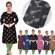 [Size M to 3XL] Floral Kurtis Women Indian Tops / Baju Kurti  Indian Traditional Wear
