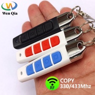 WenQia 330MHz 433MHz Clone and Copy Remote Controller 4 Channels for Garage Door/Gate/Car/Light Duplicator Battery Included