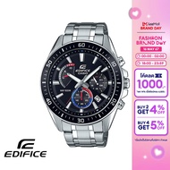 [ของแท้] CASIO นาฬิกาข้อมือผู้ชาย EDIFICE รุ่น EFR-552D-1A3VUDF สายสเตนเลสสตีล สีดำ