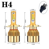 2 pieces led bulb TriColor C6 headlight H8 H7 Led lightH1 3000K 6000K 4300K H3 H4 H11 H9 H8 HB3 900