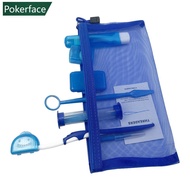 POKERFACE 8pcs Dental Care Brush Kit Teeth Cleaning Braces Toothbrush with Dental Floss Brush Floss 