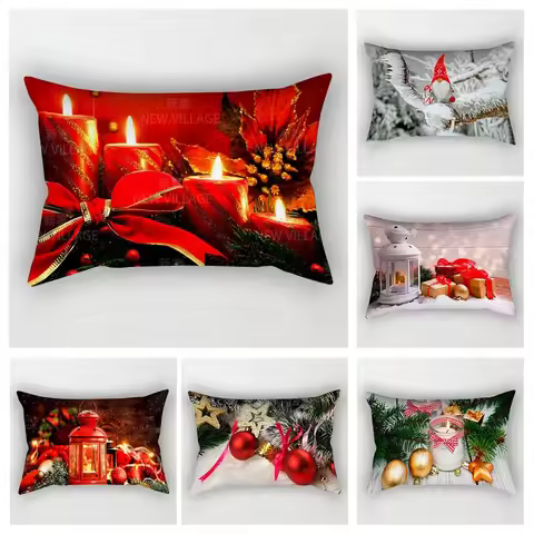 Home autumn decoration christmas pillow cushion cover Home decorations throw pillow covers 30*50 pil