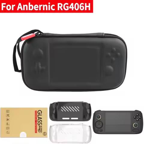 Carrying Bag for Anbernic RG406H Handheld Game Console Case Bag Hard Shell Shockproof Case Anti-scra