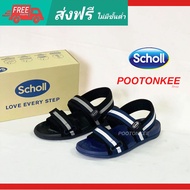 Scholl TALAMONE รองเท้าสกอลล์ผู้หญิง มีสายรัดส้น  รุ่น TALAMONE รหัส 2F-2705 ของแท้ 100%