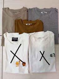 Men Tee Uniqlo KAWS Kakao Friends T-shirt