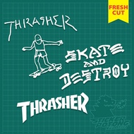 THRASHER / SKATE AND DESTROY (STICKER POTONG)