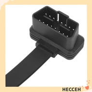 HECCEH OBD2 Extension Cable, ABS 16Pin OBD2 Splitter Cable, 1 To 3 Port Individual Power Switch 48cm
