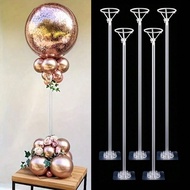10pcs/6pcs/4pcs/2pcs 35cm/13.78in Paste Table Balloon Stand Balloon Holder Column Tulle Balloon Birt