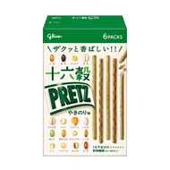 Pretz 16-Grain Pretz Yakinori Flavor, 60g (6 bags), Snack, Pretzels, Dietary Fiber, Grains, Seaweed,
