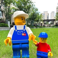 Compatible with Lego enlarged version of adult figure 40649 huge creative birthday gift ornaments as