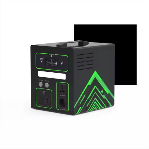 Portable 1KW/2KWh Solar Power System with AC DC Output Polycrystalline Silicon Solar Panel PWM Contr