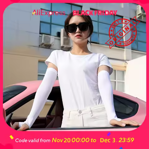 UV Protection Cooling Arm Sleeves - Breathable Sunblock for Driving, Cycling, Outdoor Sports, Unisex