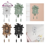 [deevoka] Cuckoo Clock Wall Clock with Hourly Chime Stylish Plastic Mechanism for Wall Home Office D