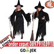 Kostum Penyihir Baju Nenek Sihir Witch Costume Kostum Halloween