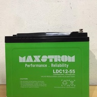 AKI KERING MOTOR LISTRIK SELIS 6-EVF-45 12V 45AH MAXSTROM VRLA UPS