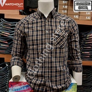 WATCHOUT JEANS ORIGINAL kemeja flanel pria lengan panjang js302690127