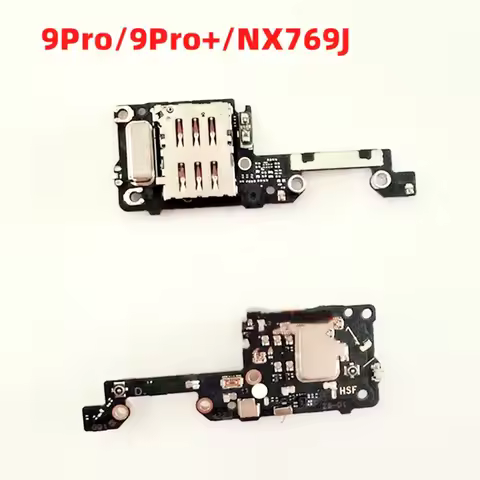 Repair Origina For ZTE Nubia Red Magic 9 Pro，9S Pro+ Plus NX769J SIM Card Reader Slot Tray Phone Mic