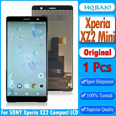 5.0" Original For SONY Xperia XZ2 Compact LCD Touch Screen Digitizer Assembly For Sony XZ2 Mini H832