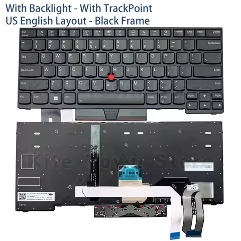 New US Layout Laptop Keyboard for Lenovo Thinkpad T14 Gen1 T14 Gen2 P14s Gen1 P14s Gen2 Backlight Wi